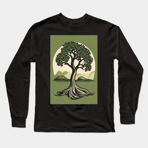 new growth tree Long Sleeve T-Shirt by Tree Tees